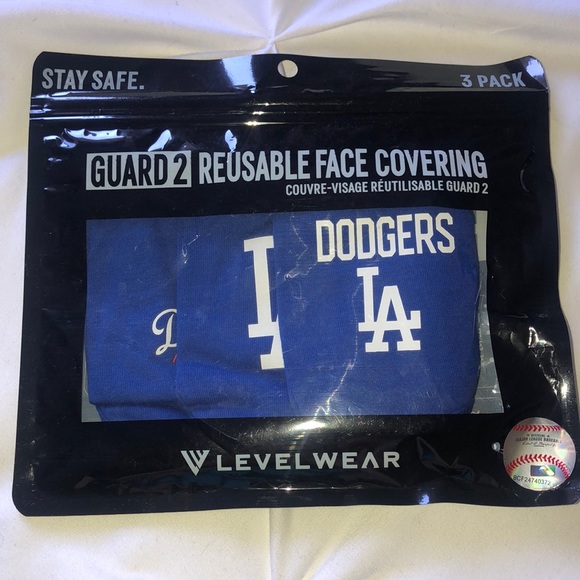 NWT - Dodgers Face Masks (3 pack) unisex - Picture 2 of 10